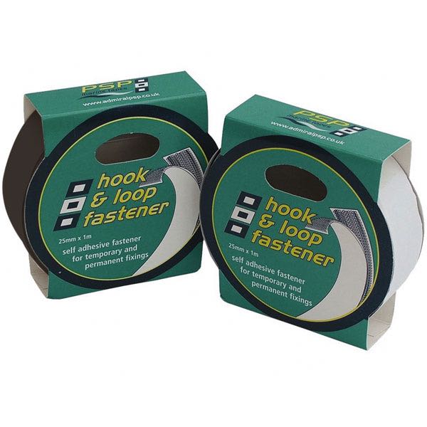 PSP Hook & Loop White 25mm x 1m