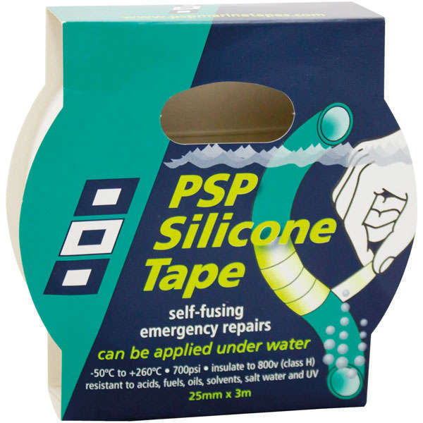 Psp silicone tape black 25 mm x 3 m