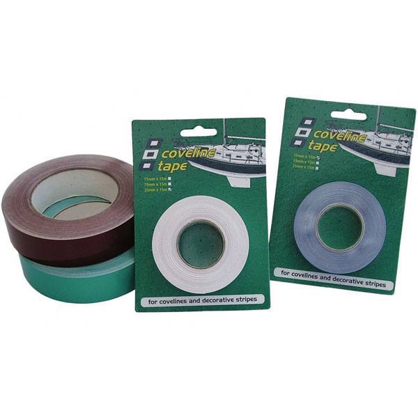 Psp Coverline solid colour hull tape red 25 mm x 15 m