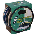 Psp go-fast hull tape 3x blue stripes 21mm x 10m