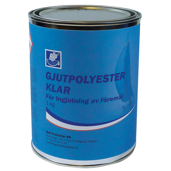 BHP Casting Polyester clear 1kg excluding hardener