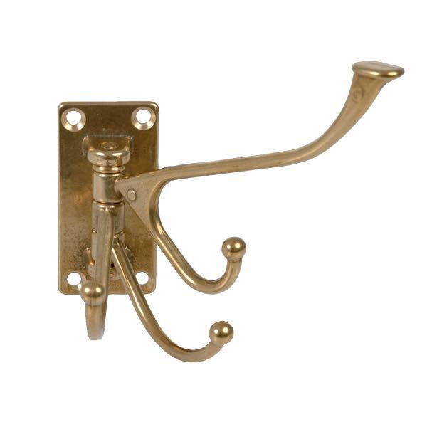 Brass hook 4 double 151/b