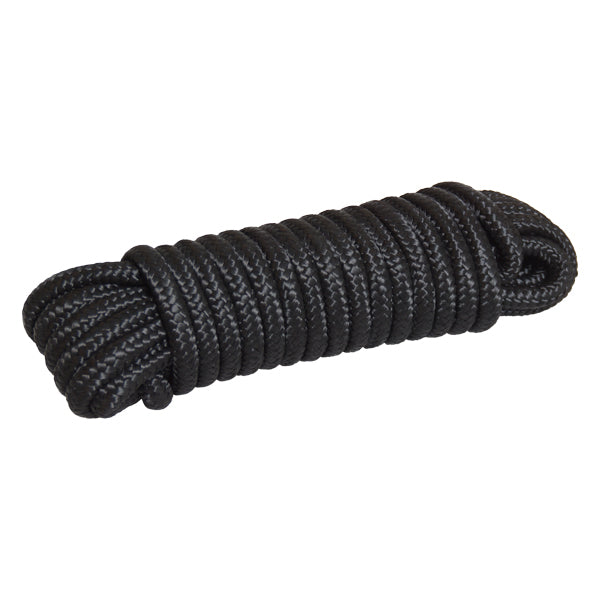 16 Braided PP rope black Ø12 mm 10 meters