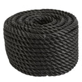 3-Strand PP Rope Black Ø12 mm 30 meters