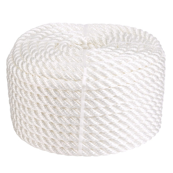3-strand PP rope white Ø12 mm 30 meters